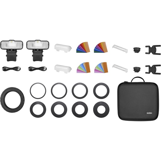 [708759] Godox MF12-K2 Macro Flash Set