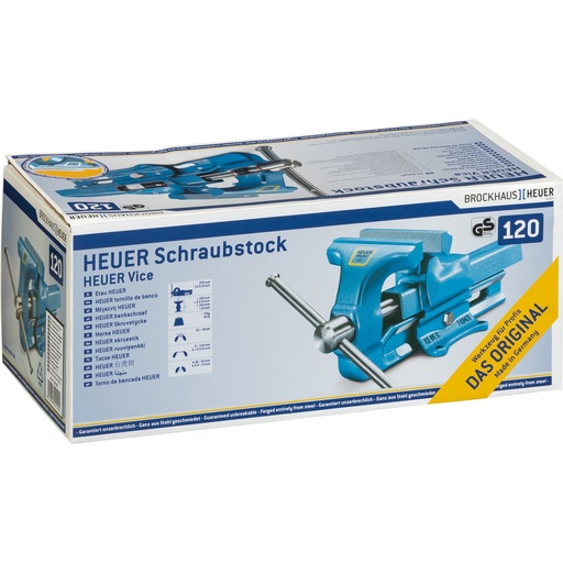 [721324] Brockhaus Heuer Gr. 120 Vice with replaceable jaws