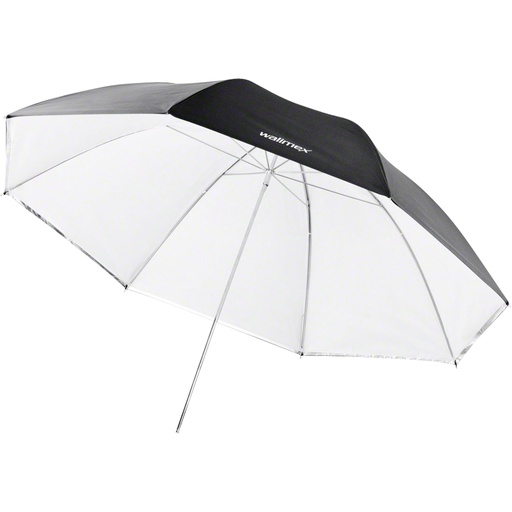[627725] Walimex 2in1 Reflex & Translucent Umbrella white 109cm