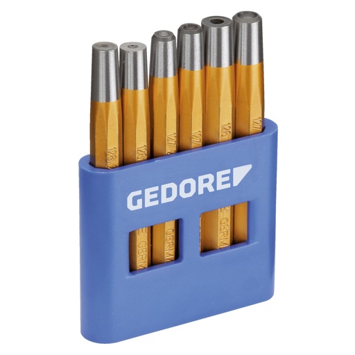 [820150] GEDORE Rivet Puller and Head Setter Set 6-pieces