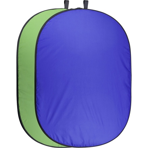 [167330] Walimex pro Falthintergrund 200x230cm grün/blau