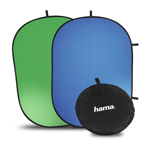 [642637] Hama Foldable Background 2in1 150x200cm green/blue
