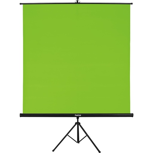 [691728] Hama Green Screen Background with Tripod 180x180cm 2in1