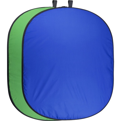 [896231] Walimex Pro Foldable Background 150x210cm green/blue
