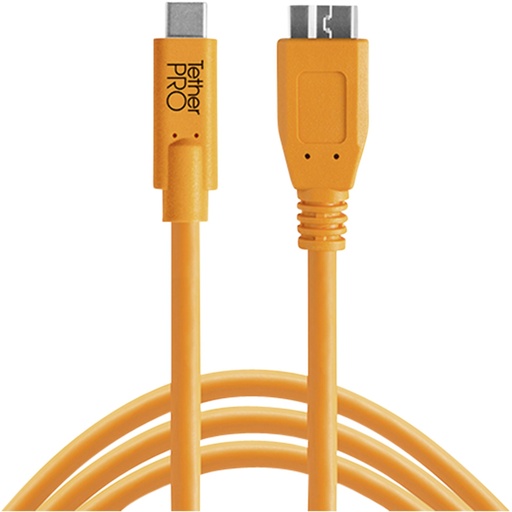 [358514] Tether Tools USB-C to 3.0 Micro- B 4,60m orange