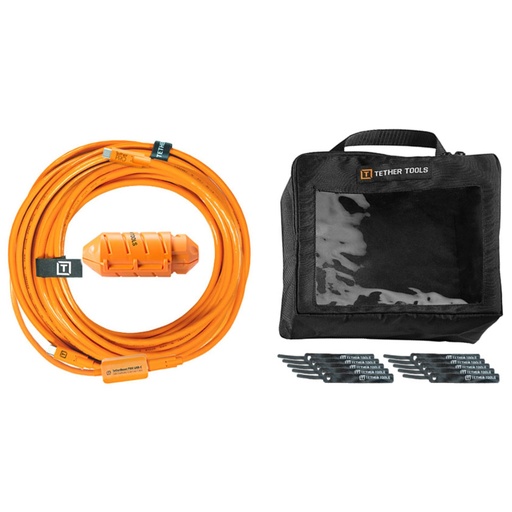 [845756] Tether Tools USB-C to C-Cable- system 9,40m orange