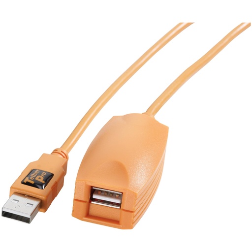 [879333] Tether Tools TetherPro USB 2.0 Active Extension 5m orange