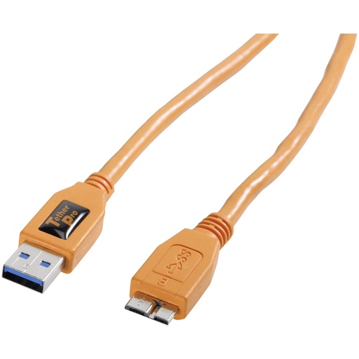 [879368] Tether Tools TetherPro USB 3.0 A/Micro B 4,6m orange