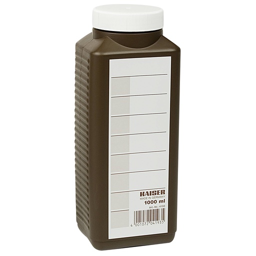 [759282] Kaiser Chemical Storage Bottle 1000ml, brown    4193