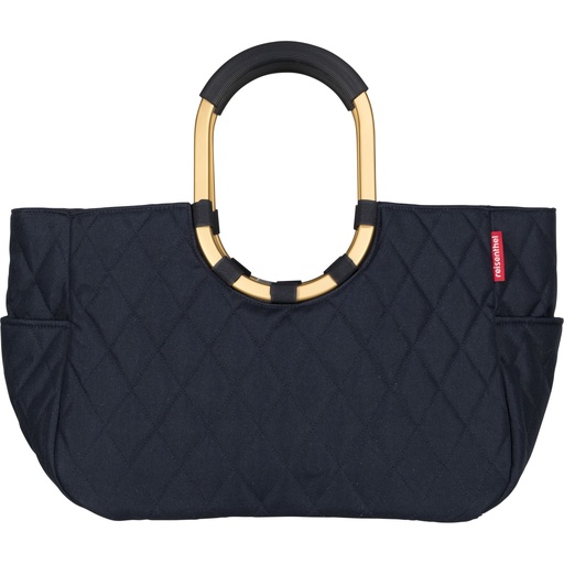 [150826] Reisenthel Loopshopper L rhombus midnight gold