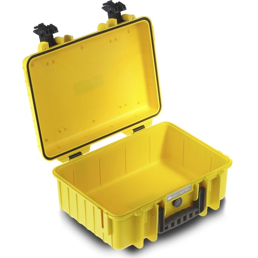 [711111] B&W Outdoor Case Type 4000 yellow   empty