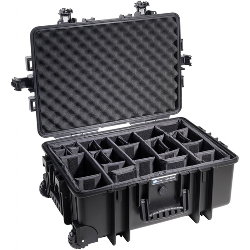 [711132] B&W Outdoor Case Type 6700 black incl. divider system