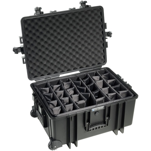 [711202] B&W Outdoor Case Type 6800 incl. divider system black