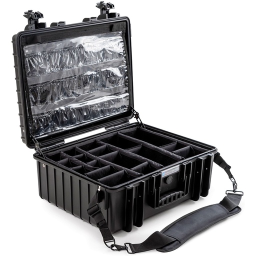 [711321] B&W med.case Type 6000 black for medical emergency kit