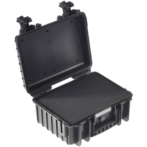 [792463] B&W Outdoor Case Type 3000 black with pre-cut foam insert
