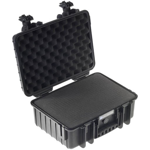 [792491] B&W Outdoor Case Type 4000 black incl. foam inlay