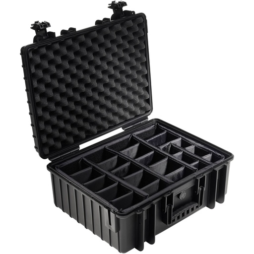 [792568] B&W Outdoor Case Type 6000 black padded partition insert