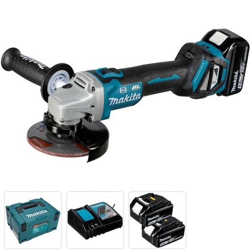 [105165] Makita DGA513RT3J Cordless Angle Grinder