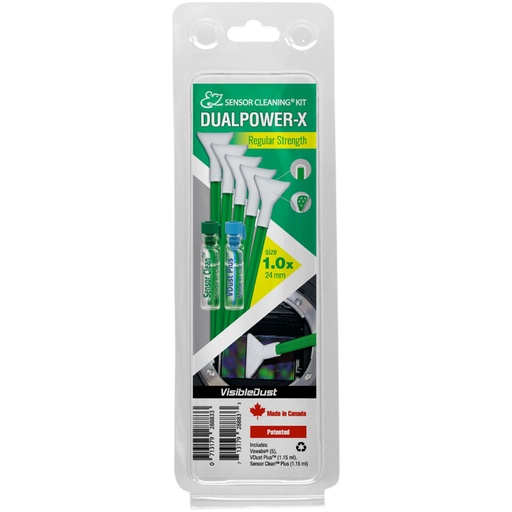 [154177] Visible Dust DUALPOWER-X 1.0x Regular Strength MXD100 Green