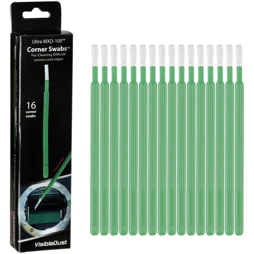 [182644] Visible Dust MXD Swabs Corner green