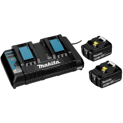 [441688] Makita Energy Kit 197629-2 2x BL1850B + DC18RD