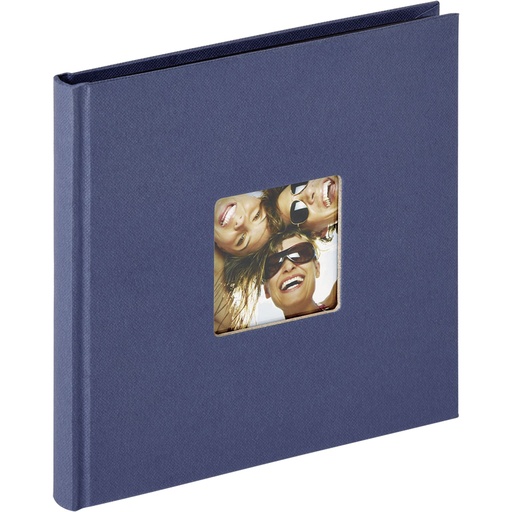 [187756] Walther Fun blue 18x18 30 black Pages Buch FA199L