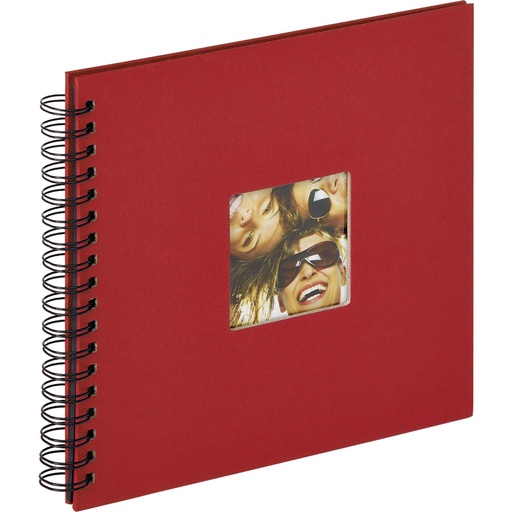 [187805] Walther Fun red Spiral 26x25 40 black Pages SA108R