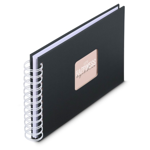 [193939] Hama  Fine Art  Spiral NewBlack 24x17 50 weiße Seiten    9830