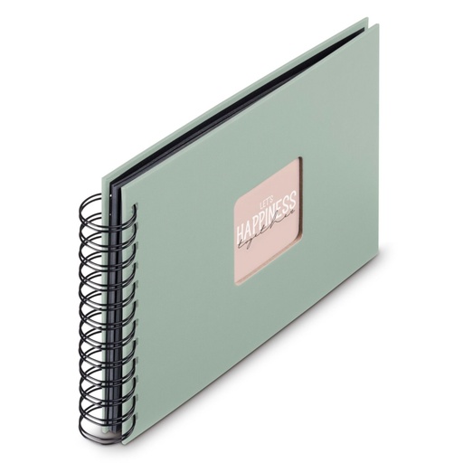 [194016] Hama  Fine Art  Spiral Salbei 24x17 50 schwarze Seiten    9869