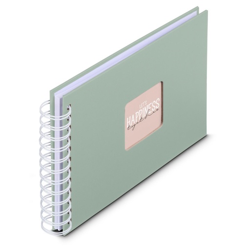 [194023] Hama  Fine Art  Spiral Salbei 24x17 50 weiße Seiten    9866