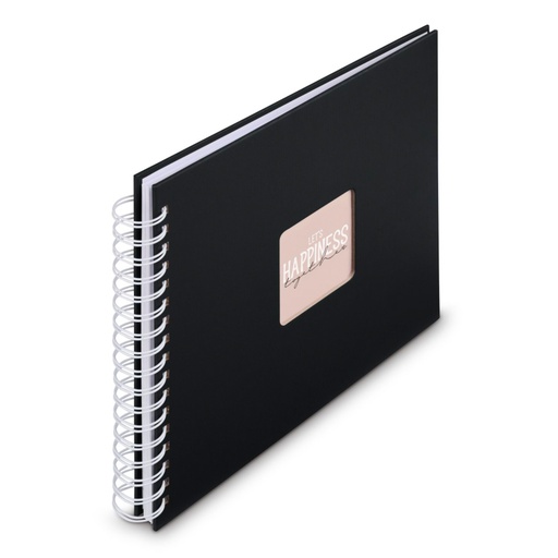 [194037] Hama  Fine Art  Spiral NewBlack 28x24 50 weiße Seiten    9831