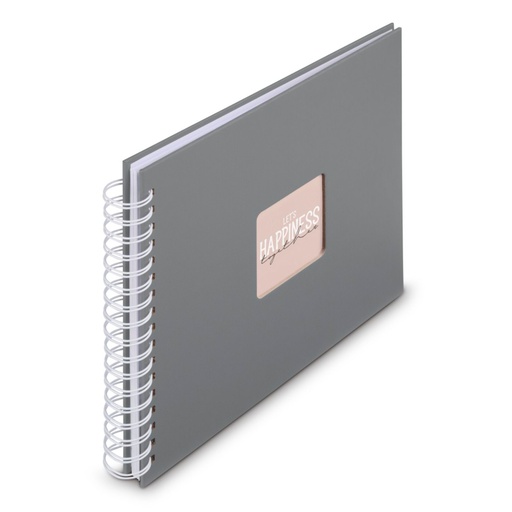 [194051] Hama  Fine Art  Spiral Steingrau 28x24 50 weiße Seiten    9837