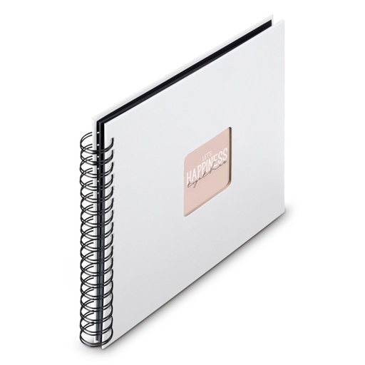 [194058] Hama  Fine Art  Spiral weiß 28x24 50 schwarze Seiten    9846