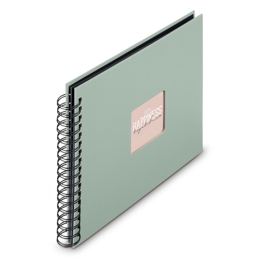 [194114] Hama  Fine Art  Spiral Salbei 28x24 50 schwarze Seiten    9870