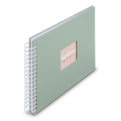 [194121] Hama  Fine Art  Spiral Salbei 28x24 50 weiße Seiten    9867