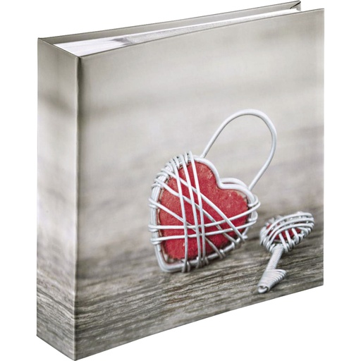 [225458] Hama Memo Rustico      22,5x22,5 200 Photos 10x15 MetalHeart 2168