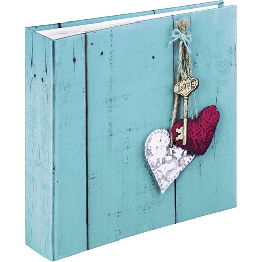 [225465] Hama Memo Rustico      22,5x22,5 200 Photos 10x15 Love Key   2169
