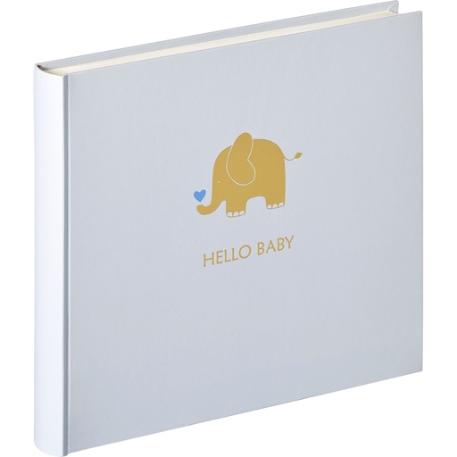 [276495] Walther Baby Animal blue 25x28 50 white Pages / Elefant UK148L