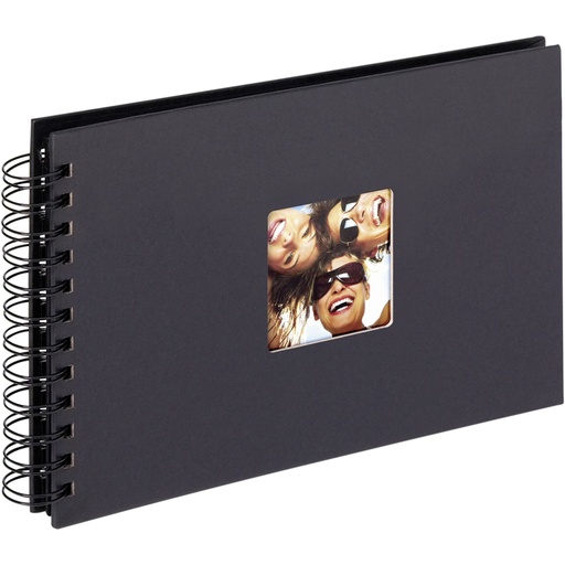 [321988] Walther Fun black Spiral 23x17 40 black Pages SA109B