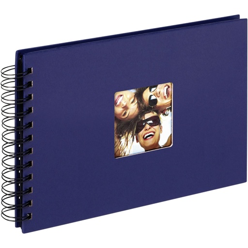 [321995] Walther Fun blue Spiral 23x17 40 black Pages SA109L