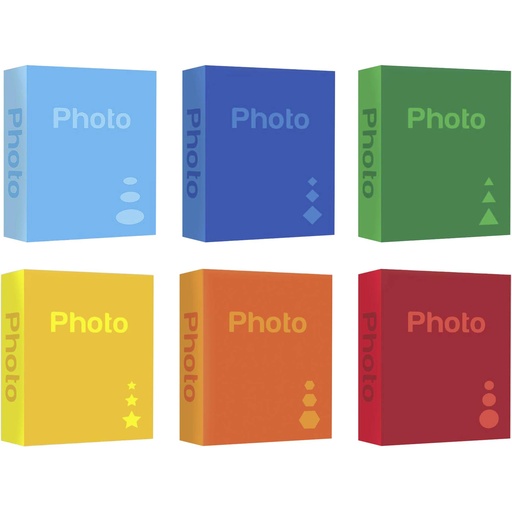 [417048] ZEP Basic farbl. assorted 13x19 300 Photos pocket album BS57300