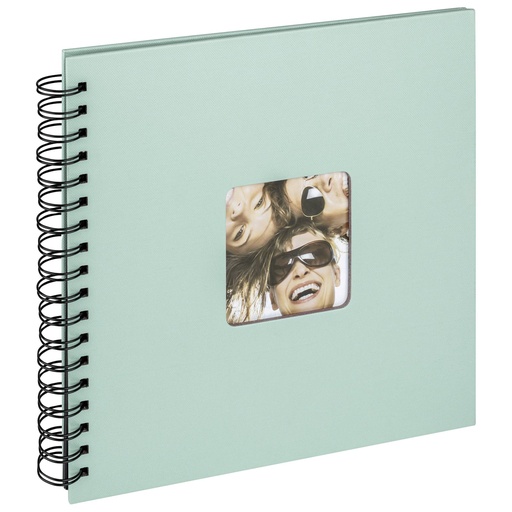 [565105] Walther Fun mint green     26x25 40 black Pages Wire-O SA108A