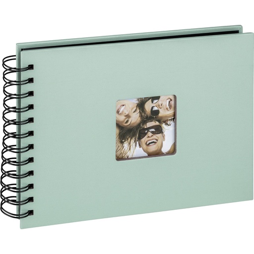[565252] Walther Fun mint green 23x17 40 black Pages Wire-O SA109A
