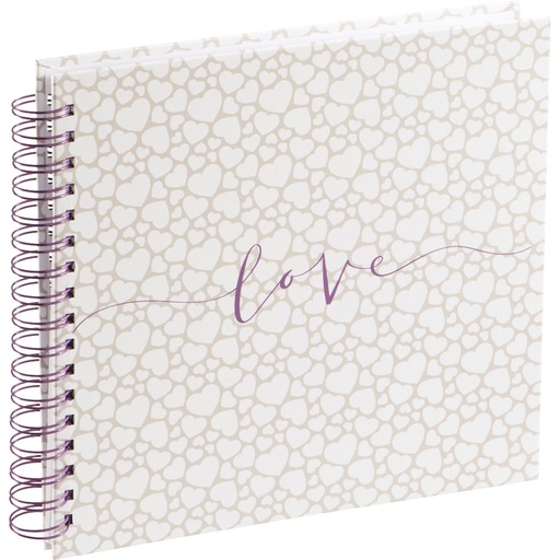 [570481] Hama Romance Spiral-Album  28x24 40 white Pages Wedding 3832