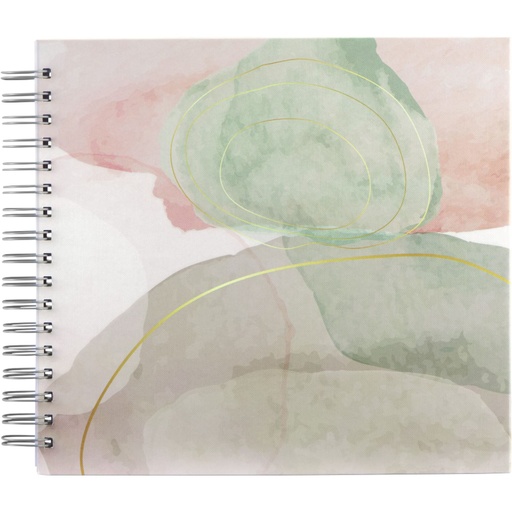[863060] Hama Watercolor green 7603 28x24 50 white Pages Spiral-Album