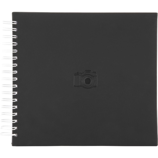 [863074] Hama Signs Spiral-Album    28x24 50 white pages black 7500