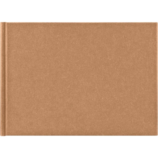 [863291] Hama Wrinkled Bookbound 24x17 36 white pages brown 7614
