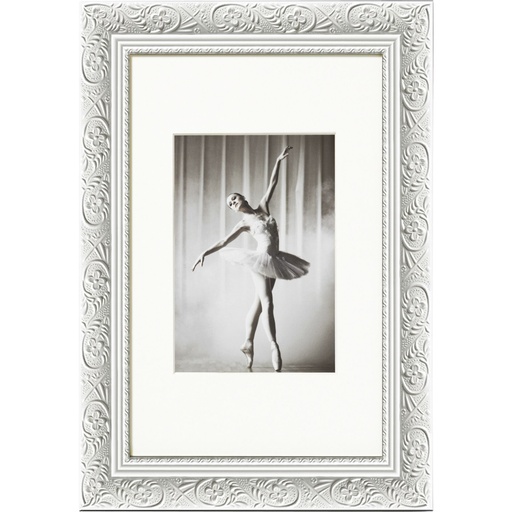 [128858] Walther Barock             30x40 Wood white CR040W