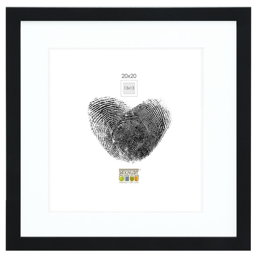 [135762] Deknudt S66KF2 P1          20x20 Wood black with Passepartout