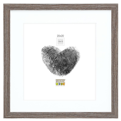 [135776] Deknudt S66KH3 P1          20x20 Wood grey oak with Passepartout